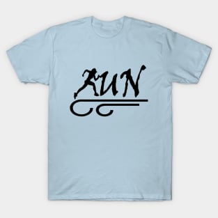 Run (black) T-Shirt